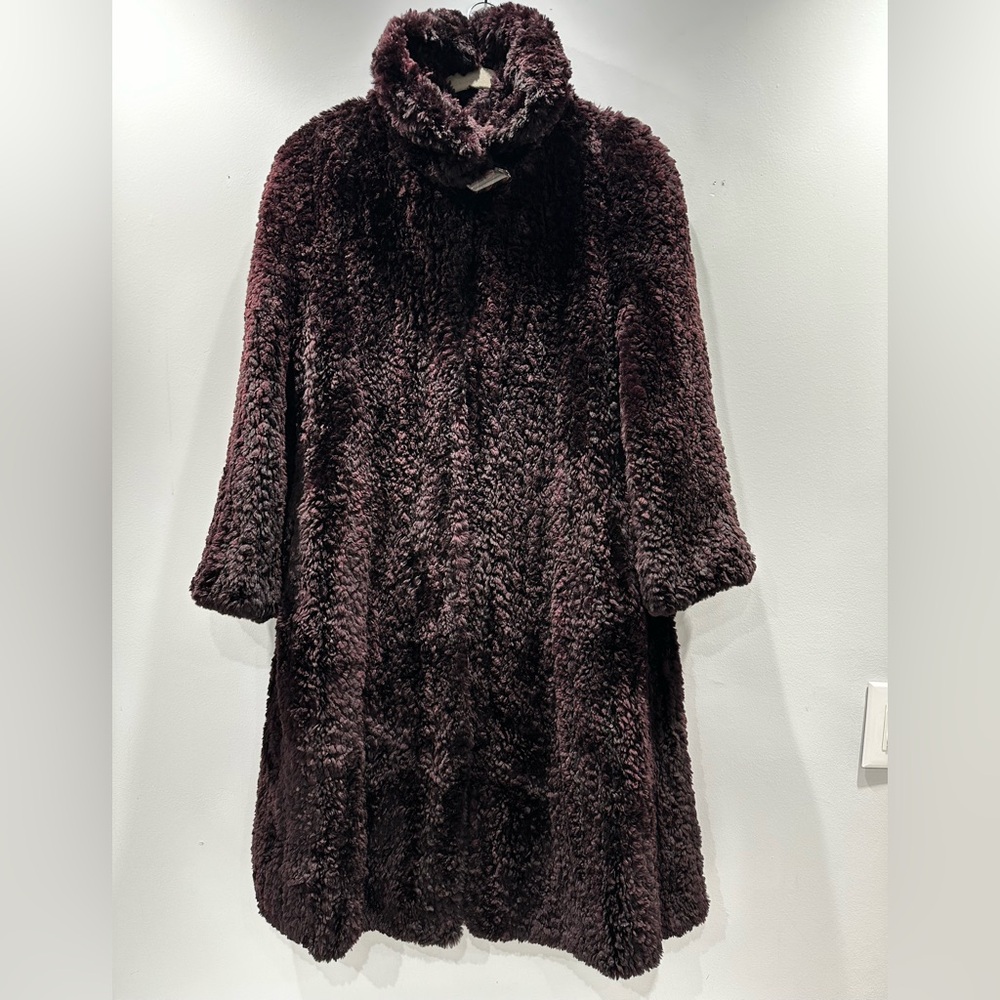 Elegant Dark Brown Teddy Jacket